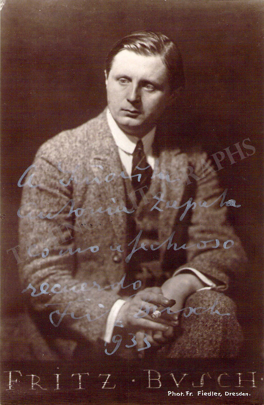 Busch, Fritz - Various Autographs - Image 2