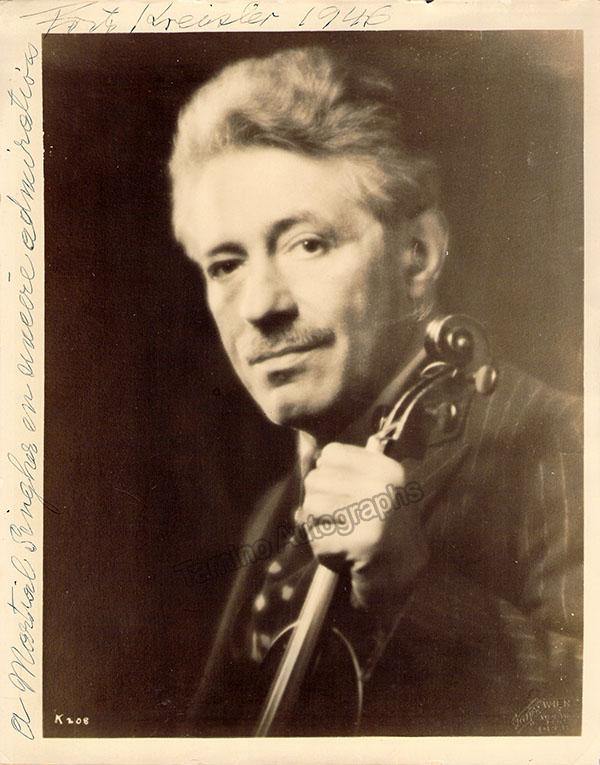 Kreisler, Fritz - Various Autographs - Image 3