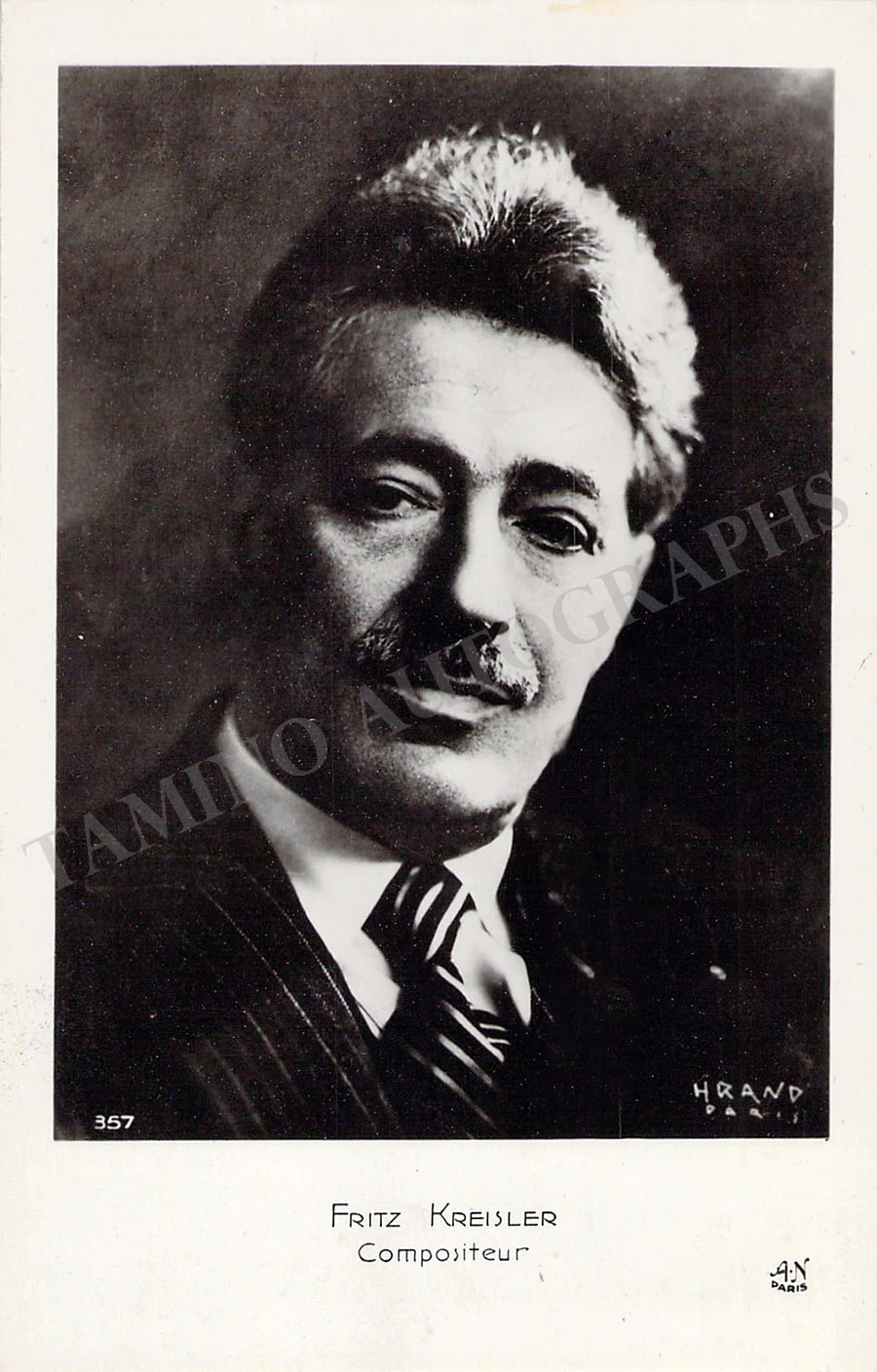Kreisler, Fritz - Warlich, Reinhold - Signed Photograph 1917 - Image 3
