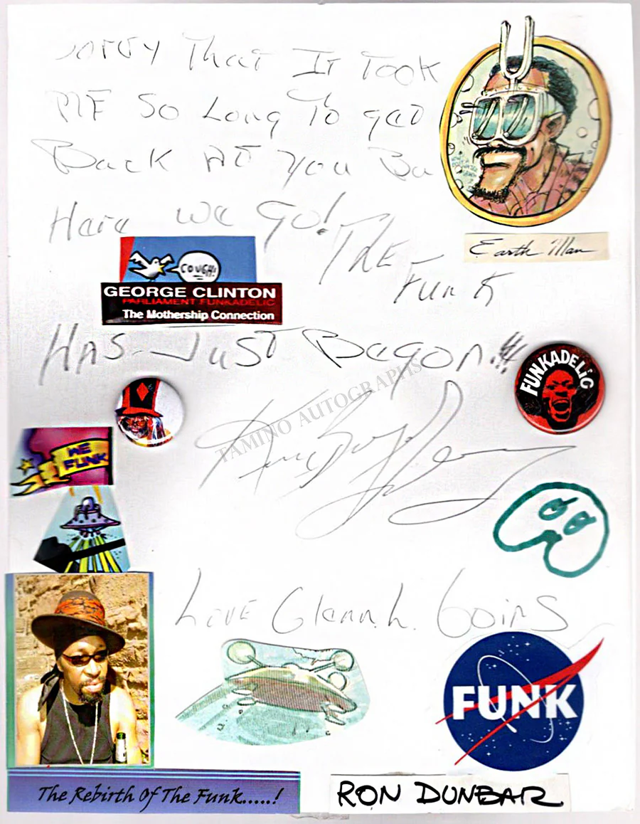 Funkadelic - Autograph Artwork, Signature and Souvenir Collection - Image 25