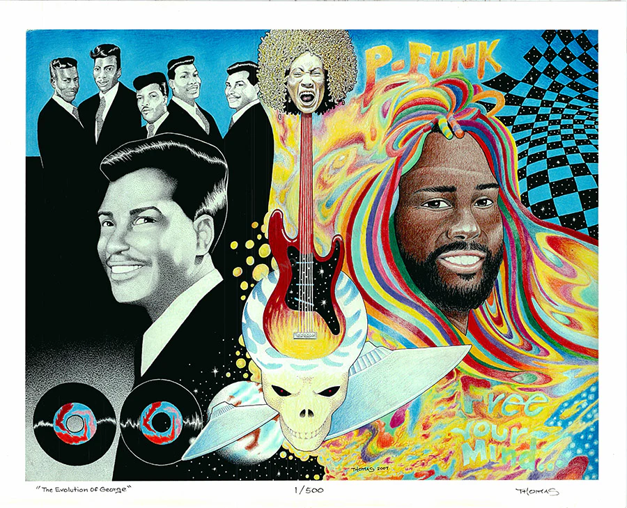 Funkadelic - Set of 13 Original Posters Unsigned - Image 13