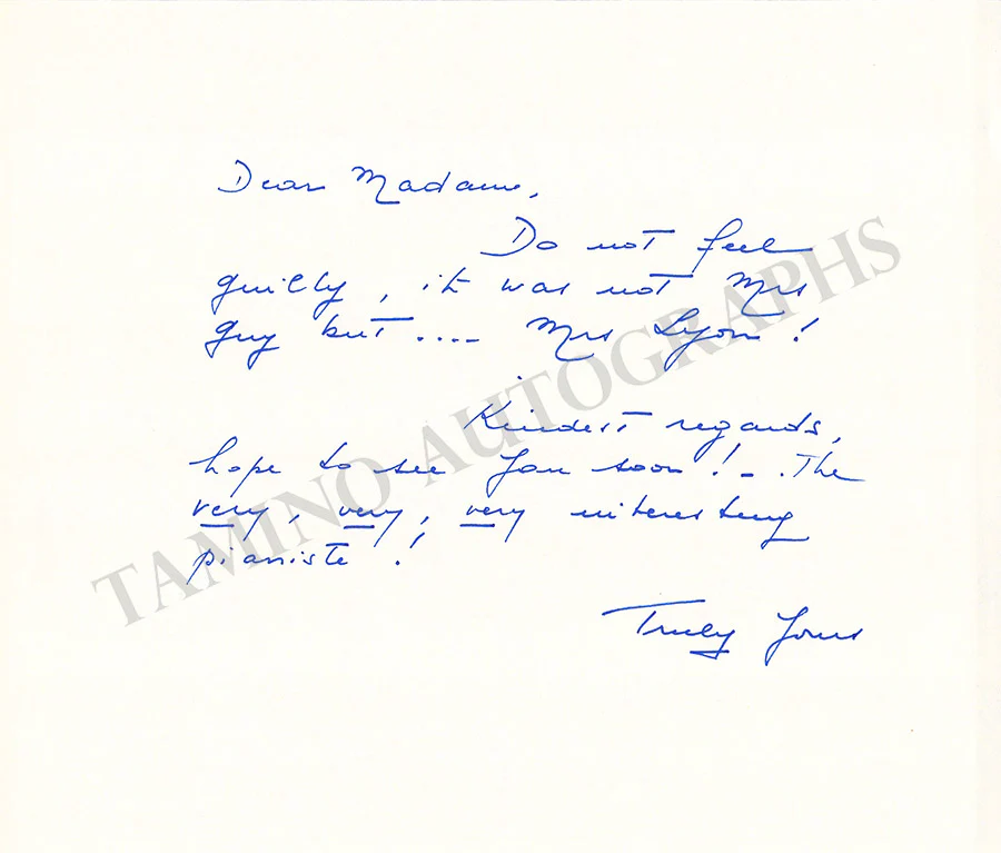 Fauré, Gabriel - Autograph Note Signed - Image 2