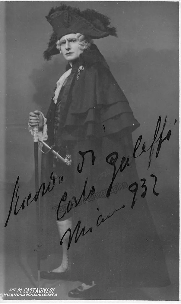 GALEFFI, Carlo (Various Autographs) - Image 3