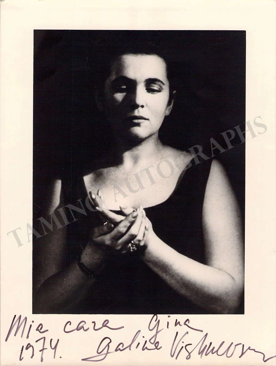 Vishnevskaya, Galina - Various Autographs - Image 5