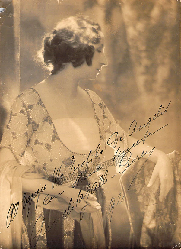 Galli-Curci, Amelita - Various Autographs - Image 10