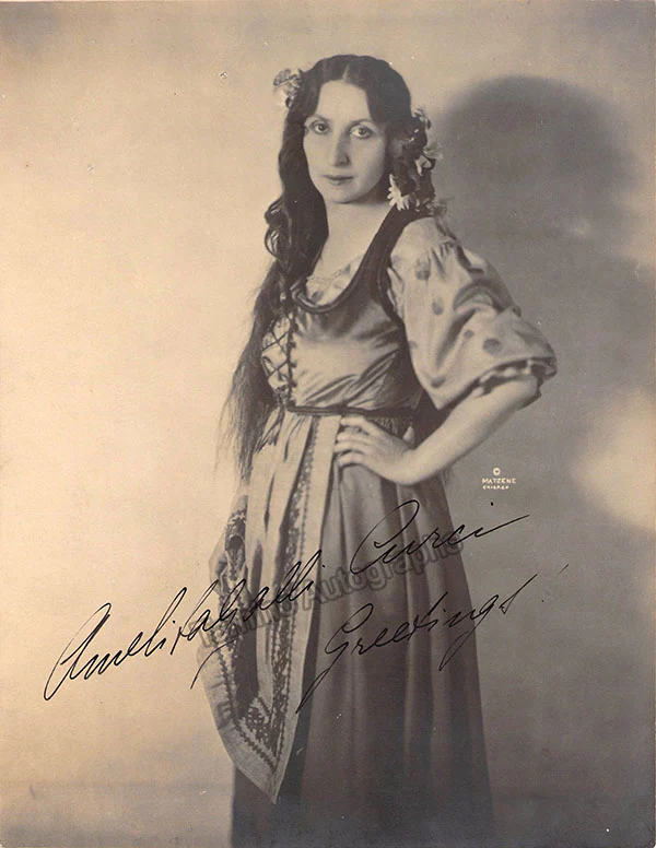 Galli-Curci, Amelita - Various Autographs - Image 4