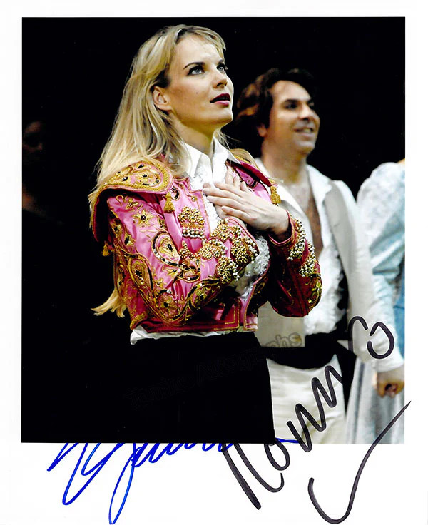 Garanca, Elina - Alagna, Roberto - Double Signed Photographs (Various Autographs)