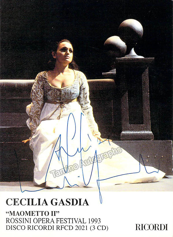 GASDIA, Cecilia (Various Autographs) - Image 5