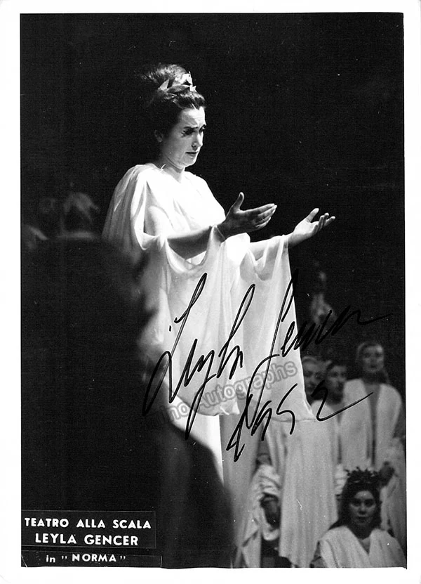 GENCER, Leyla (Various Autographs) - Image 17