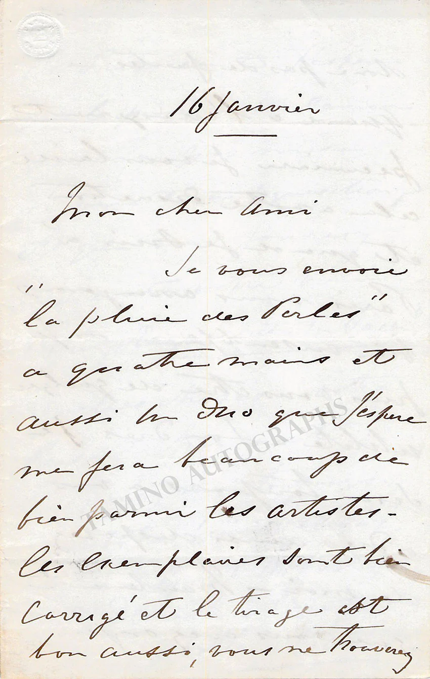 Osborne, George Alexander - Set of 5 Autograph Letters Signed - Image 4