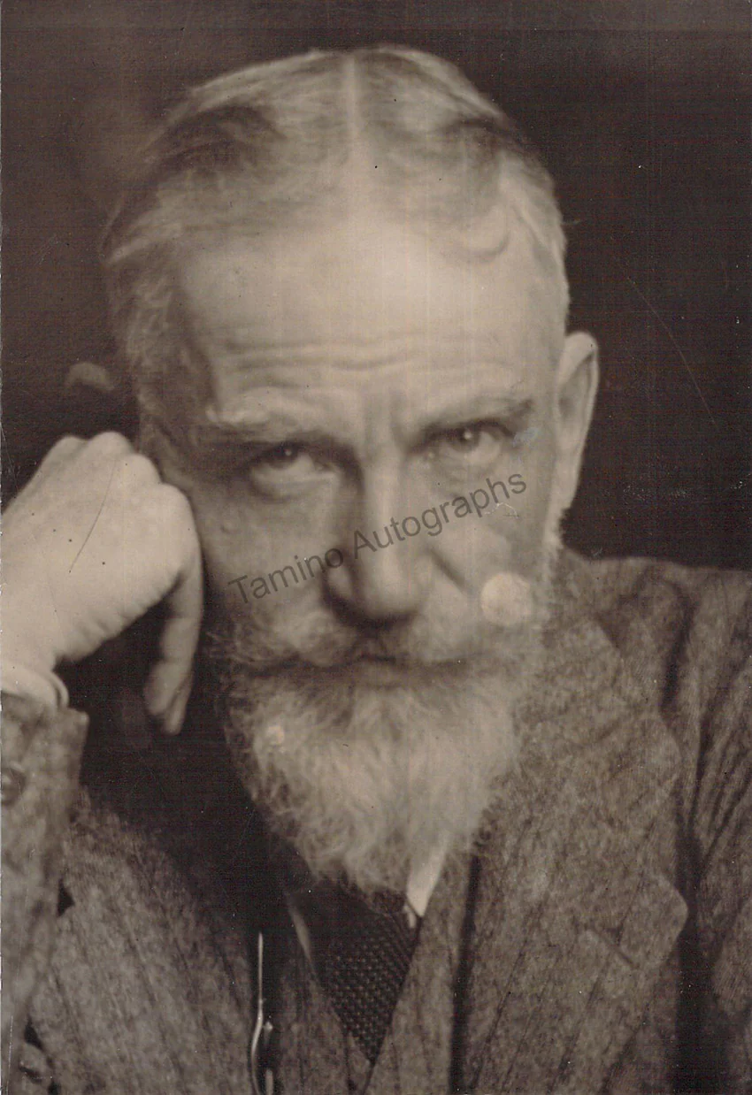 Shaw, George Bernard - Autograph Note Signed 1909 - Image 3