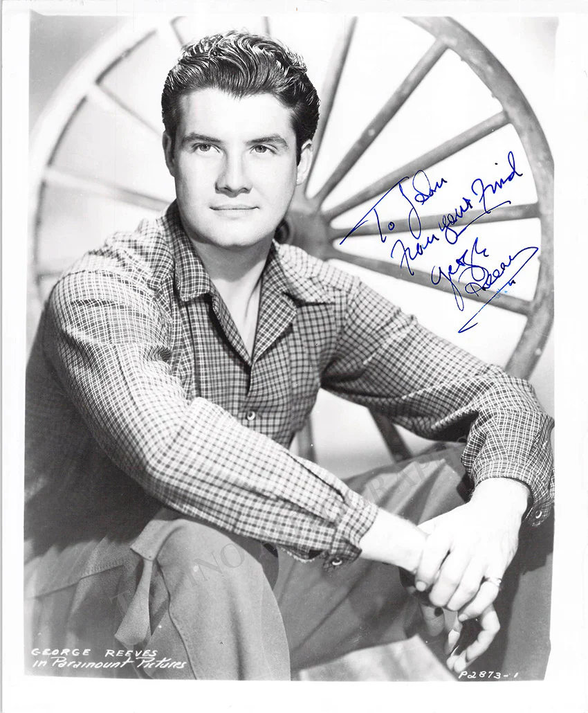 Reeves, George - Signed Photograph in "So Proudly We Hail!"