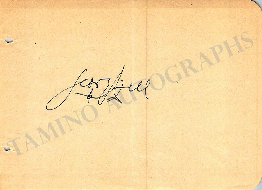Szell, George - Signed Album Page