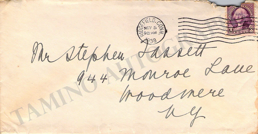 Farrar, Geraldine - Letter Archive 1938-1939 - Image 121