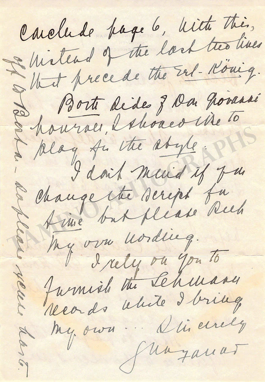 Farrar, Geraldine - Letter Archive 1938-1939 - Image 93