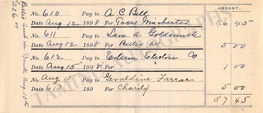 Farrar, Geraldine - Memorabilia Archive - Image 12