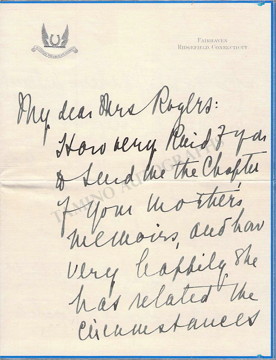 Farrar, Geraldine - Memorabilia Archive - Image 4