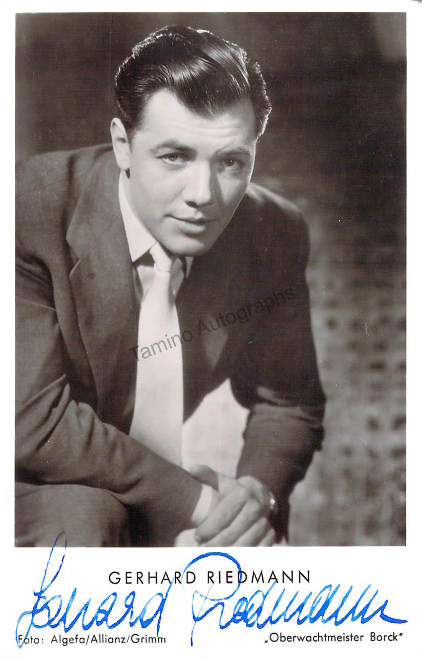Riedmann, Gerhard - Signed Photograph