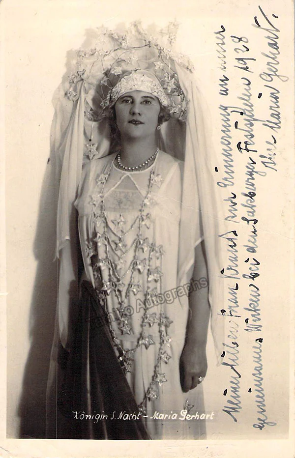 GERHART, Maria (Various Autographs) - Image 2