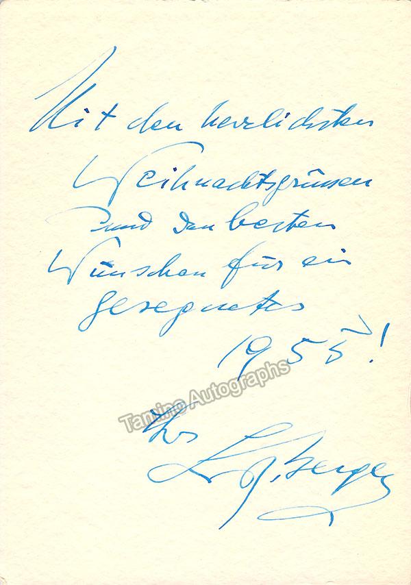 German Composers & Others - Set of Letters to Soprano Irma Beilke - Image 15