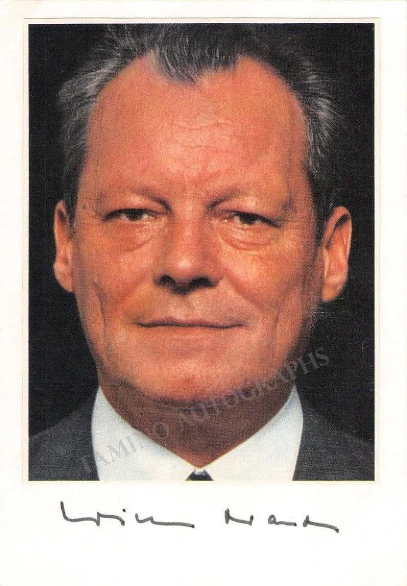 German Presidents & Chancellors - Lot of 29 Signed Autographs - Image 27