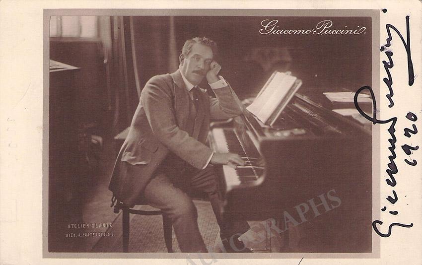 Puccini, Giacomo - Signed Photograph 1920