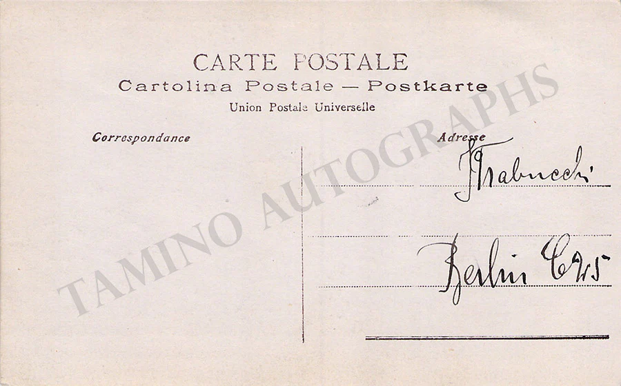 Puccini, Giacomo - Signed Photograph - Image 2