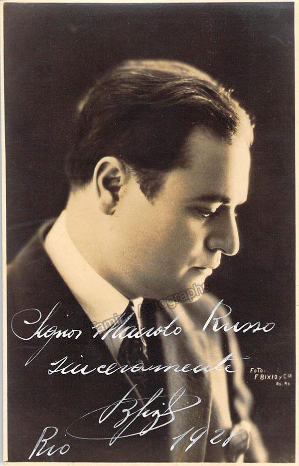 GIGLI, Beniamino (Various Autographs)