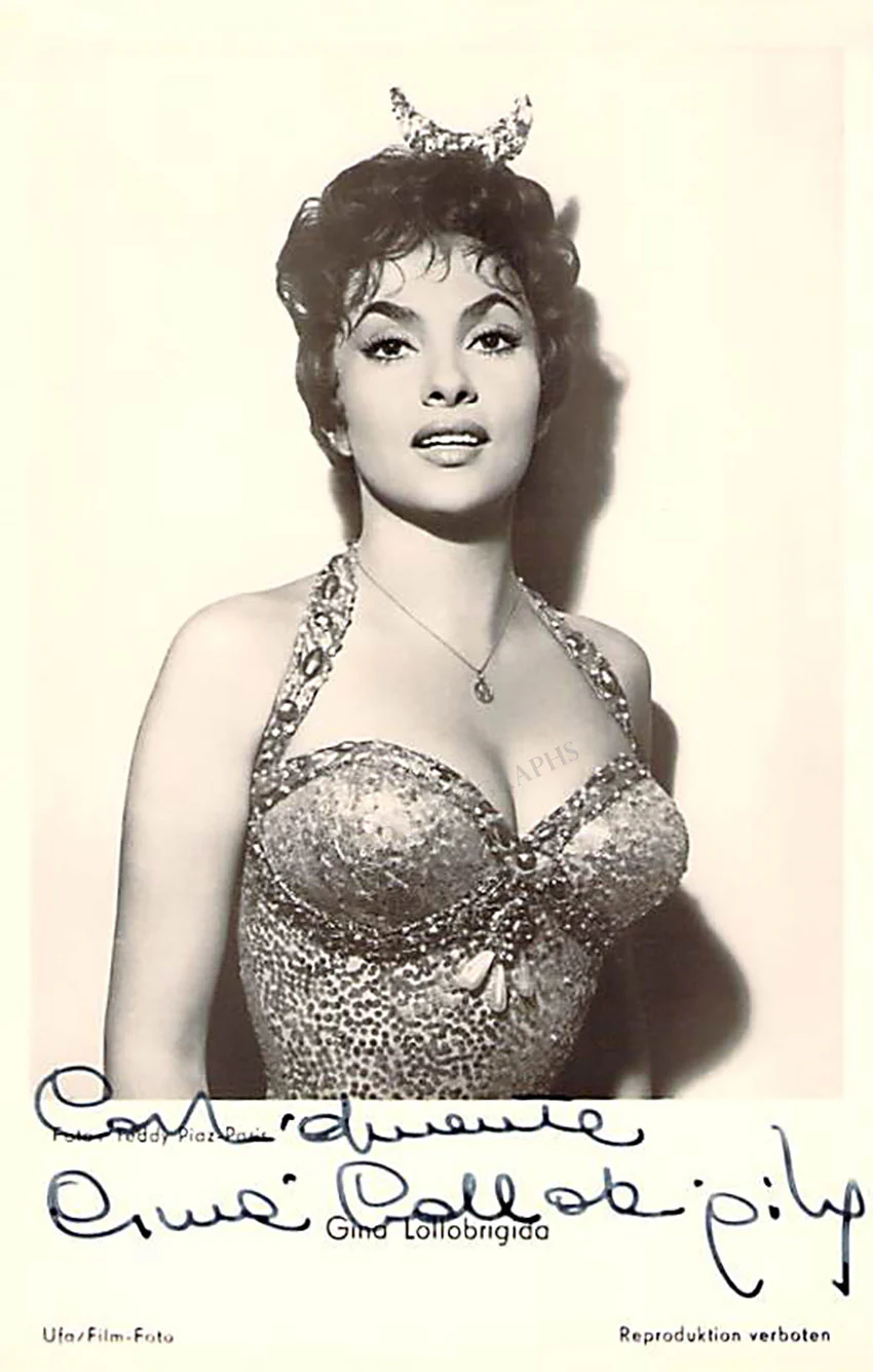 Lollobrigida, Gina - Signed Photograph
