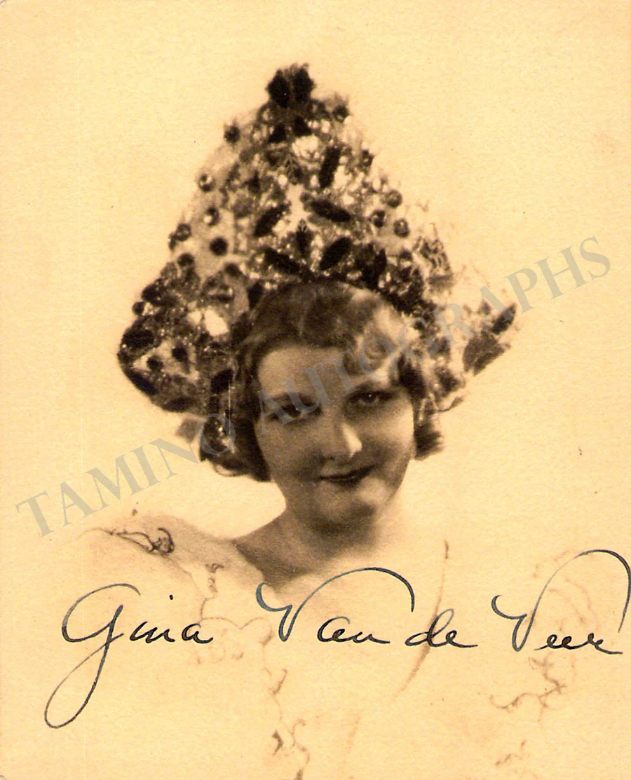 VAN DE VEER, Gina