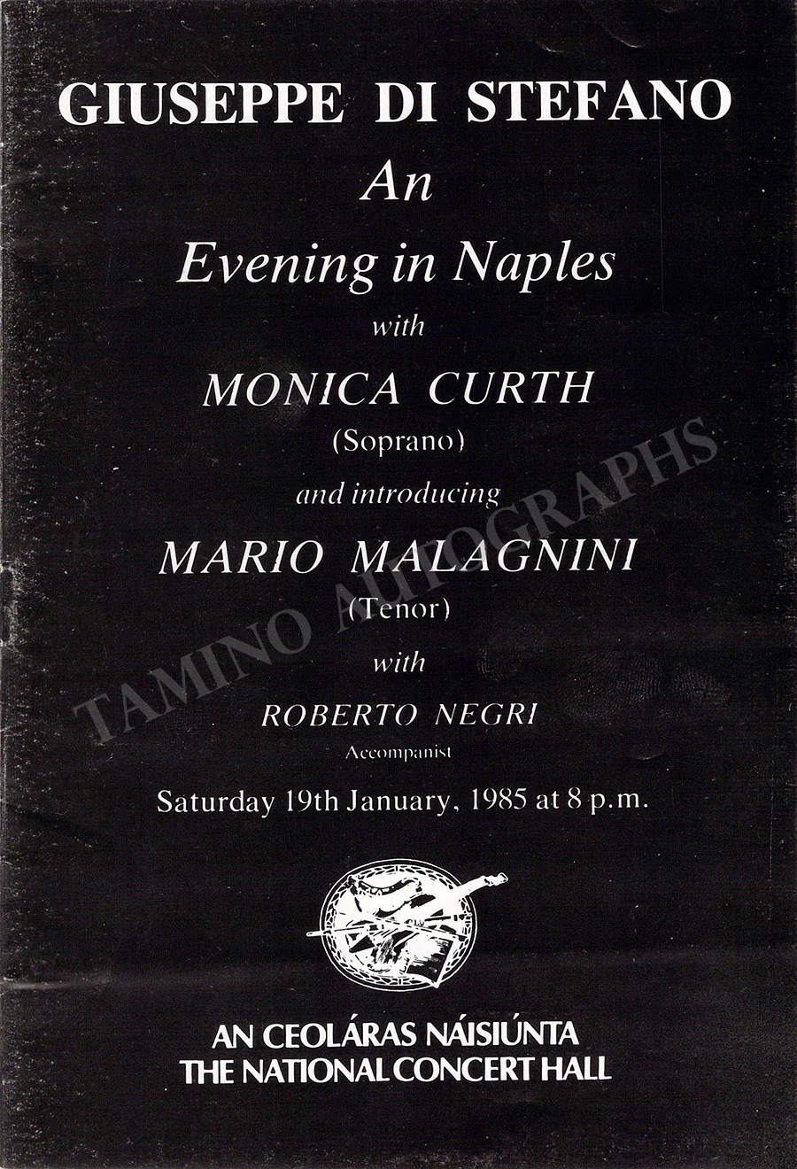 Di Stefano, Giuseppe - Curth, Monica & Others - Signed Program Naples 1985 - Image 5