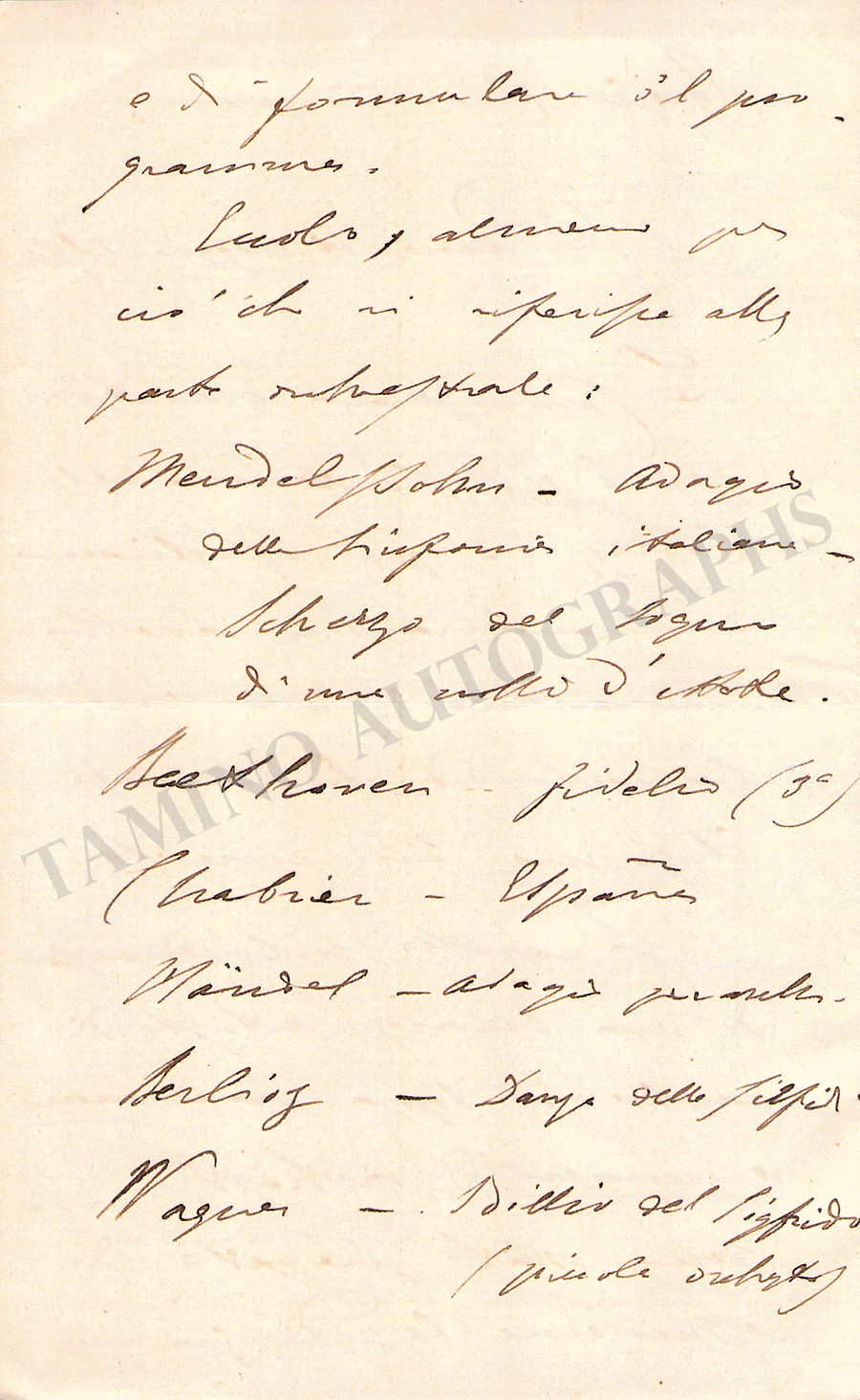 Gallignani, Giuseppe - Set of 5 Autograph Letters Signed - Image 2