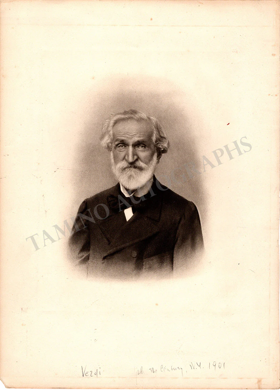 Verdi, Giuseppe - Photo Engraving