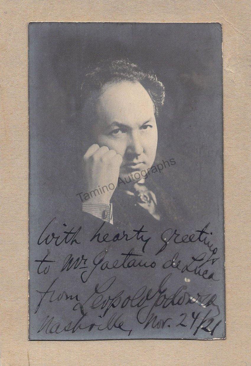 Godowsky, Leopold - Signed Photo 1921