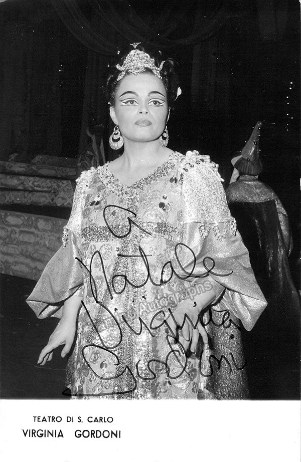 GORDONI, Virginia (Various Autographs) - Image 9