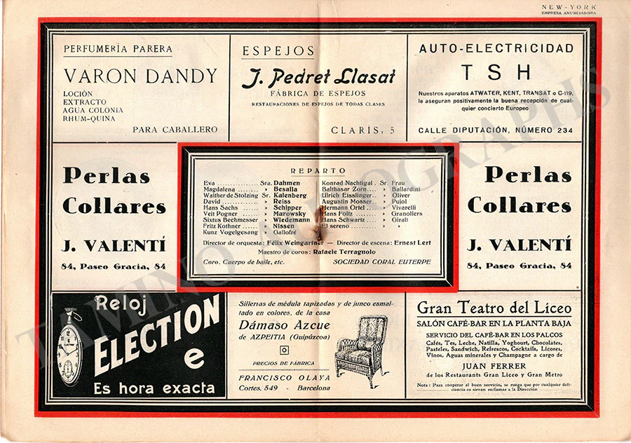 Gran Teatro del Liceu - Collection of 36 Vintage Unsigned Programs - Image 10