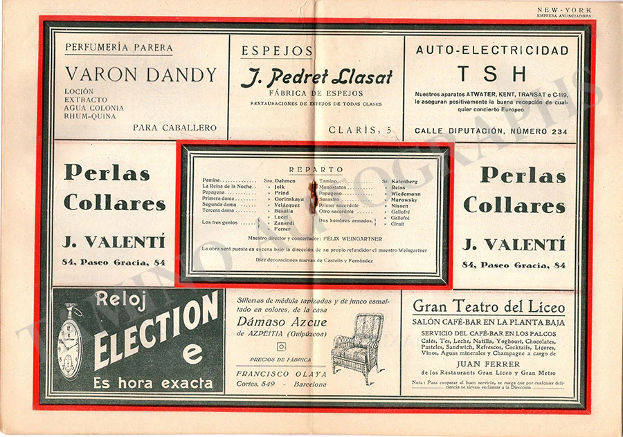 Gran Teatro del Liceu - Collection of 36 Vintage Unsigned Programs - Image 11