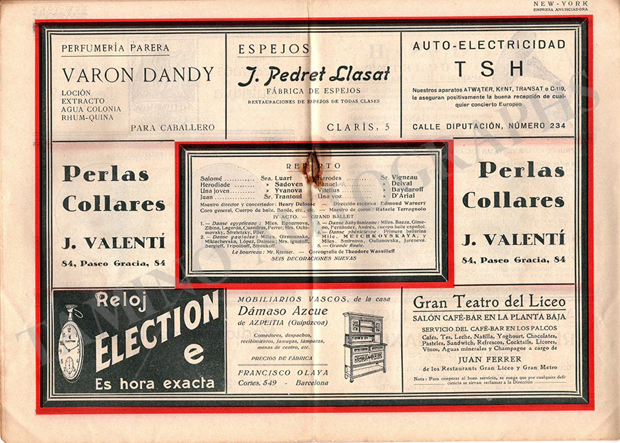 Gran Teatro del Liceu - Collection of 36 Vintage Unsigned Programs - Image 14