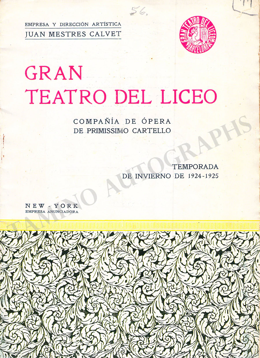 Gran Teatro del Liceu - Collection of 36 Vintage Unsigned Programs - Image 23