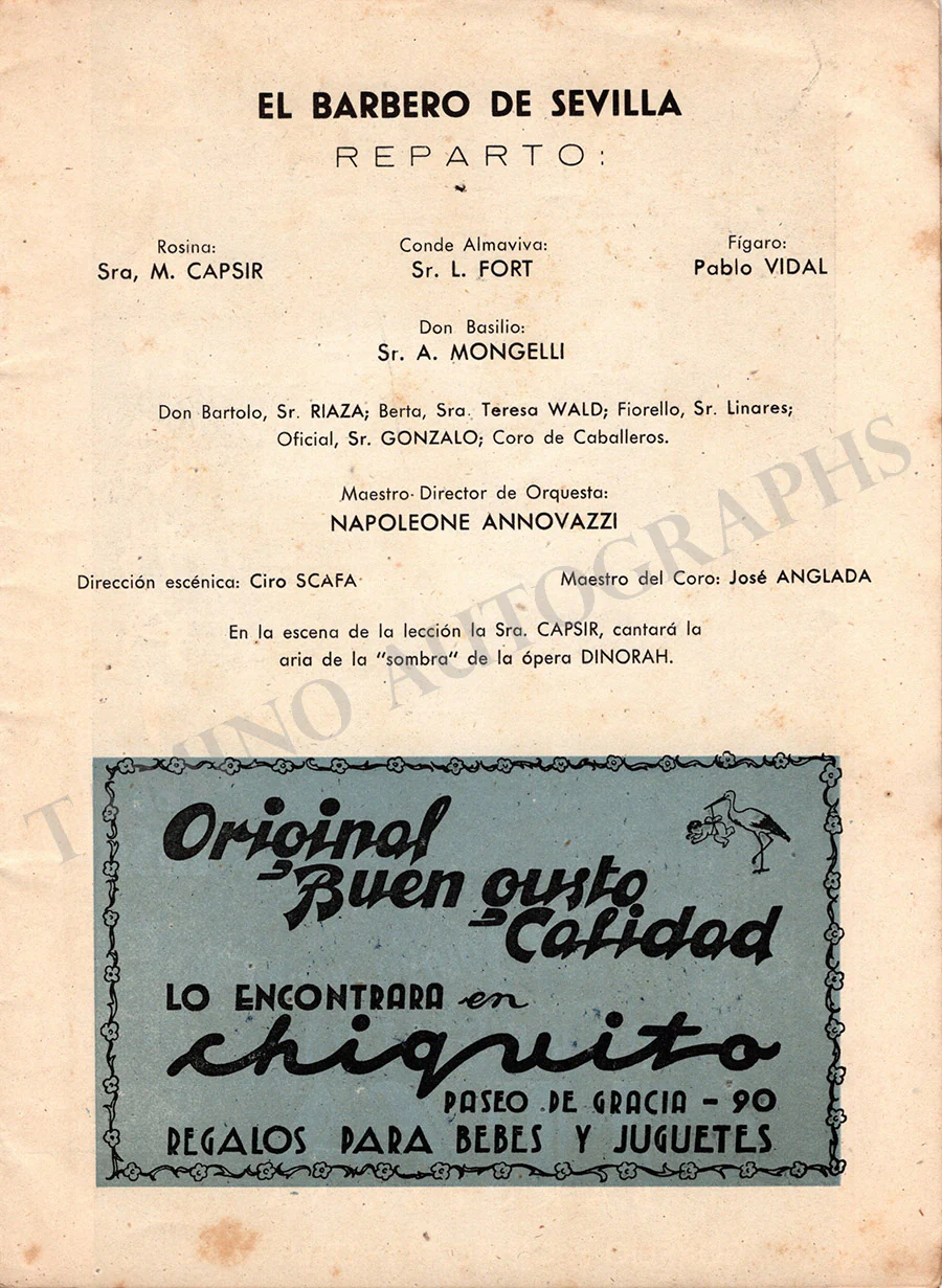 Gran Teatro del Liceu - Collection of 36 Vintage Unsigned Programs - Image 62