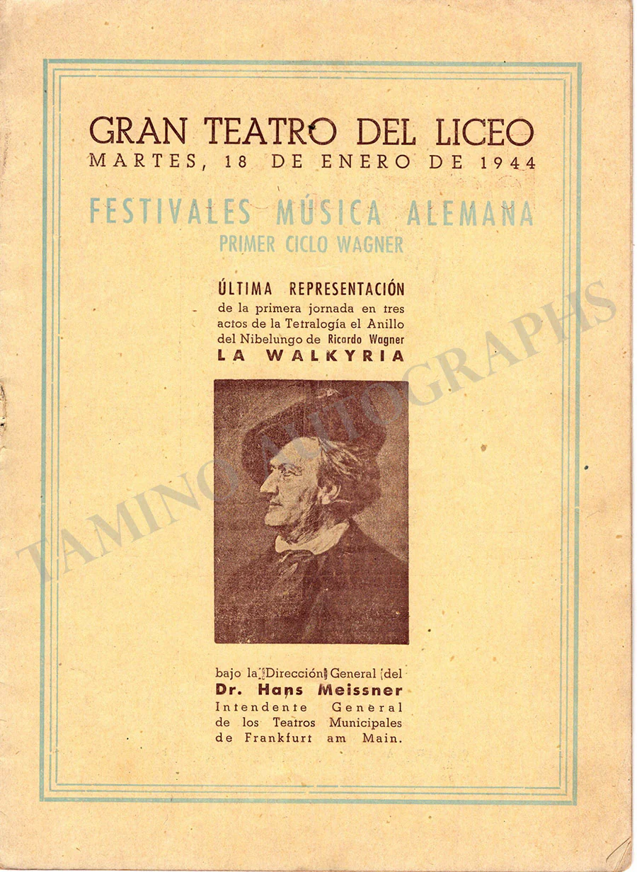 Gran Teatro del Liceu - Collection of 36 Vintage Unsigned Programs - Image 81