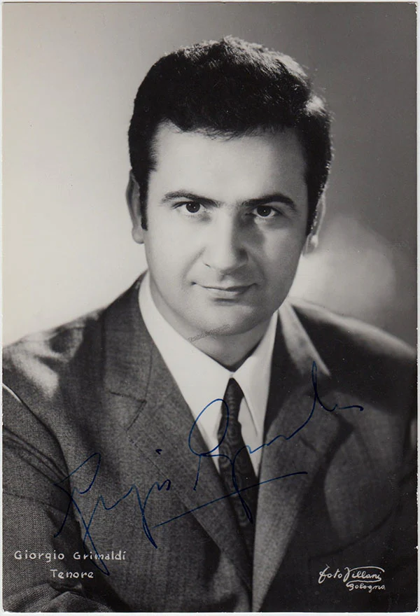 GRIMALDI, Giorgio (Various Autographs)