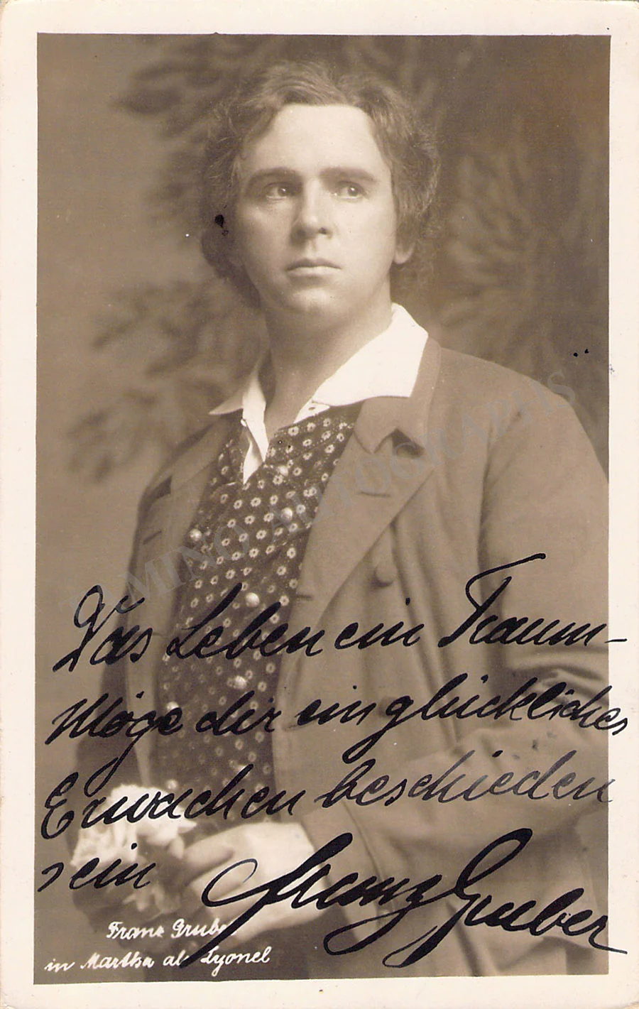 GRUBER, Franz (Various Autographs)