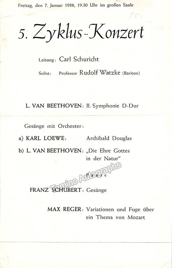 Bustabo, Guila - Signed Page from Program Vienna 1937 - Image 2