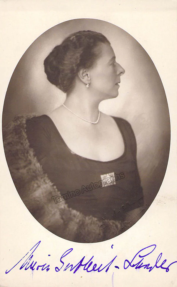 GUTHEIL-SCHODER, Marie (Various Autographs)