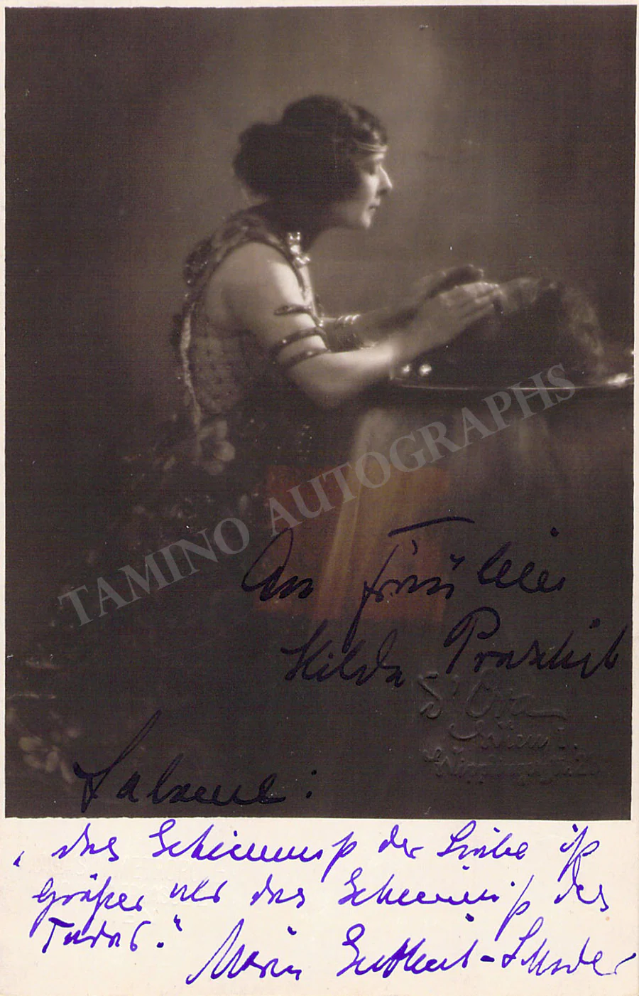 GUTHEIL-SCHODER, Marie (Various Autographs) - Image 12