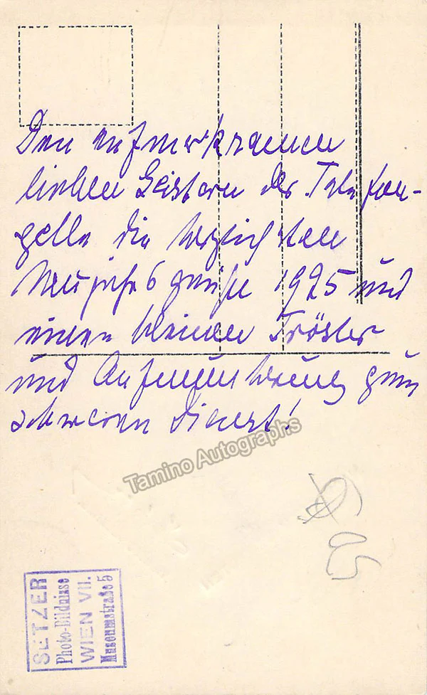 GUTHEIL-SCHODER, Marie (Various Autographs) - Image 2