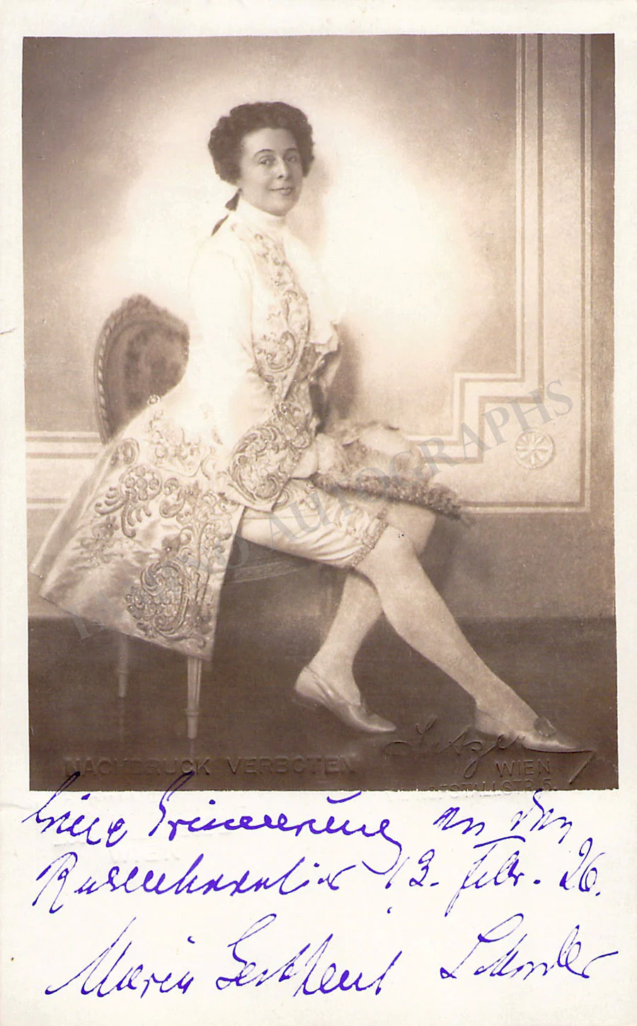 GUTHEIL-SCHODER, Marie (Various Autographs) - Image 26