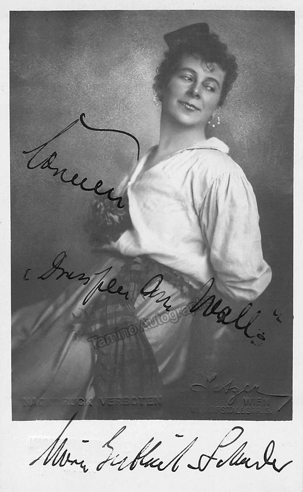 GUTHEIL-SCHODER, Marie (Various Autographs) - Image 3