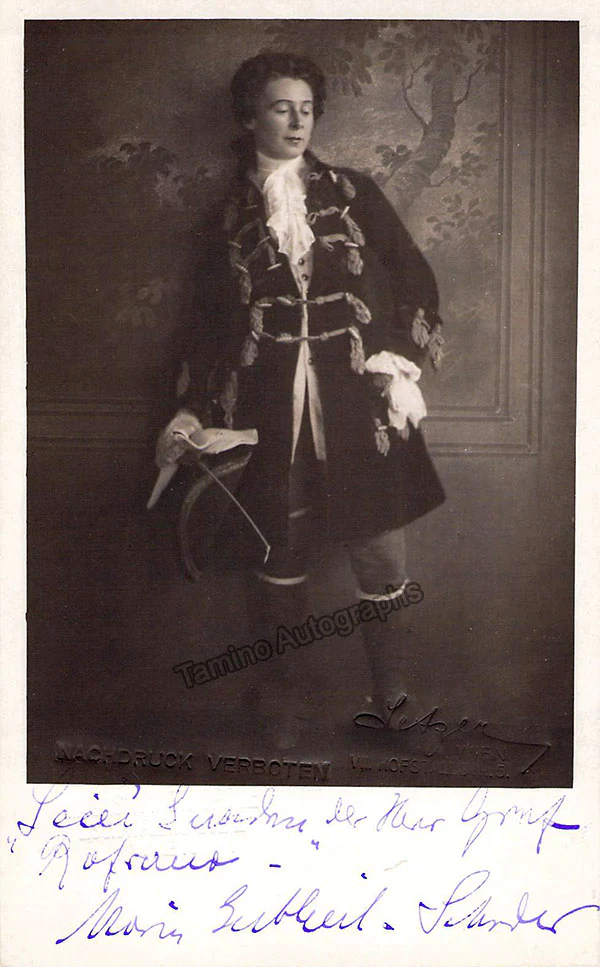 GUTHEIL-SCHODER, Marie (Various Autographs) - Image 4